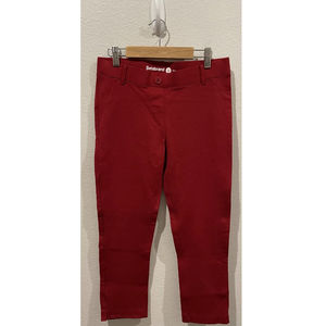 BETABRAND Burgundy Dress Yoga Pants